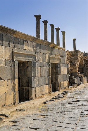bazaar, Ruins of Umm Qays, Jordan