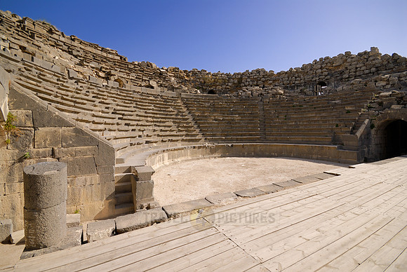 roman theater, Ruins of Umm Qays, Jordan