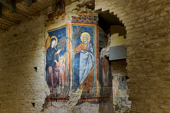 Crypt in the Siena Cathedral