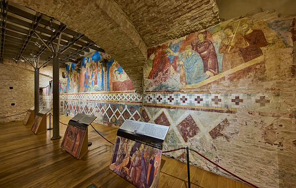 Crypt in the Siena Cathedral