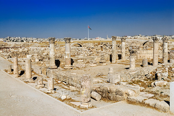 citadel, Jebel lal-Qalaa, Amman, Jordan
