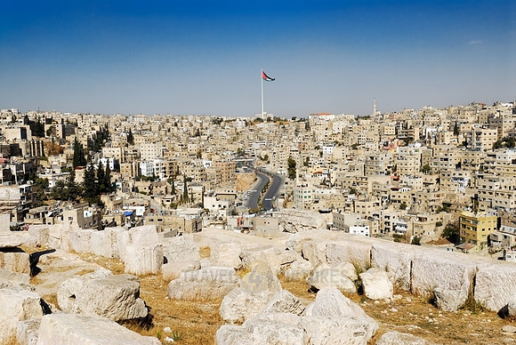 view from citadel, Amman, Jordan
