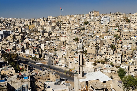 view from citadel, Amman, Jordan