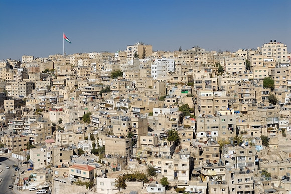 view from citadel, Amman, Jordan