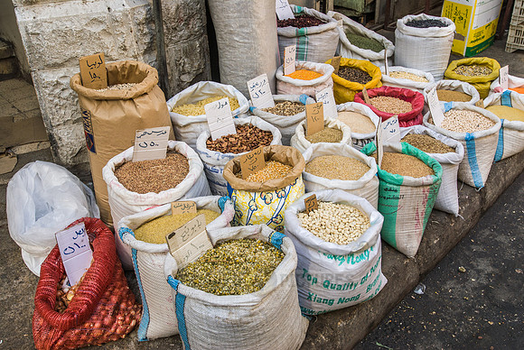 Fruit and vegetable market, Amman, Jordan