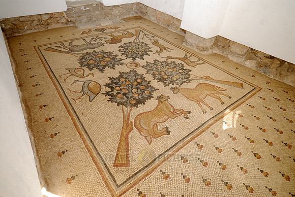 Byzantine mosaic, MADABA, Jordan