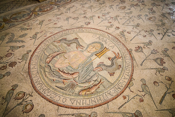 Byzantine mosaic, MADABA, Jordan
