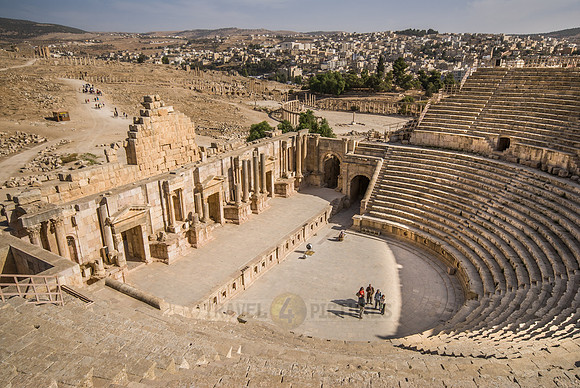 south theater of Jerash, Jordan