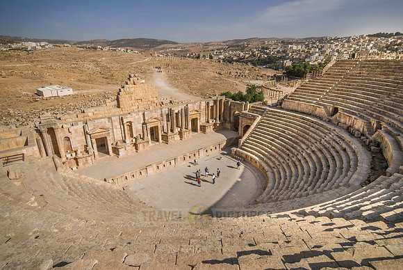 south theater of Jerash, Jordan