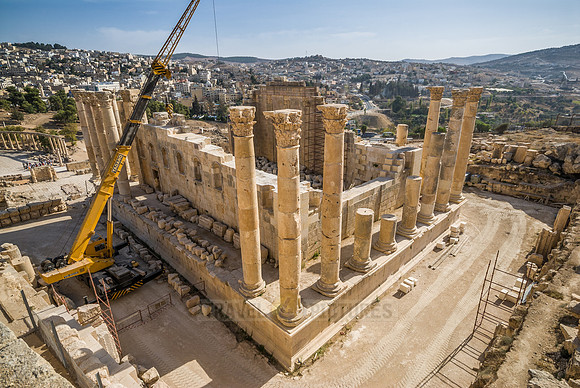 Temple of Zeus, Ruins of Jerash, Jordan