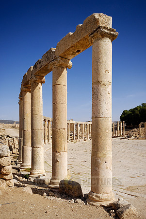 Cardo Maximus and oval forum, Ruins of Jerash