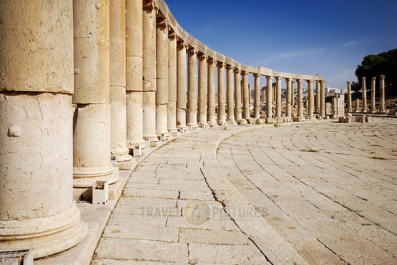 Cardo Maximus and oval forum, Ruins of Jerash