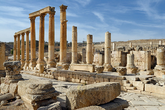 Cardo Maximus, Ruins of  Jerash, Jordan