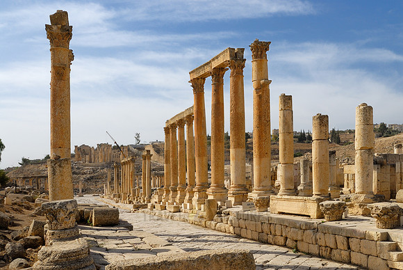 Cardo Maximus, Ruins of  Jerash, Jordan