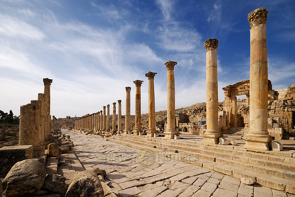 Cardo Maximus, Ruins of  Jerash, Jordan