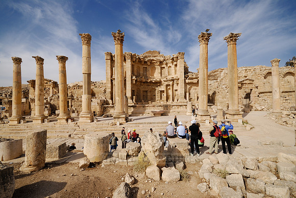 Nymphaeum in Ruins of  Jerash