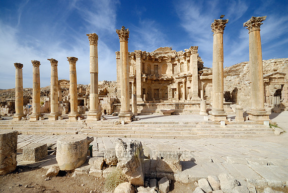 Nymphaeum in Ruins of  Jerash, Jordan