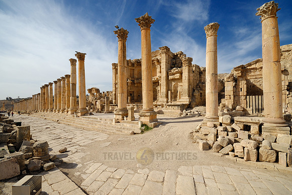 Nymphaeum in Ruins of  Jerash, Jordan