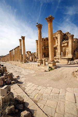 Nymphaeum in Ruins of  Jerash, Jordan