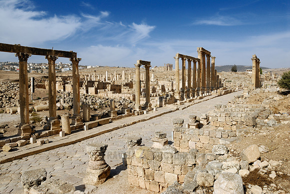 Cardo Maximus, Ruins of  Jerash, Jordan