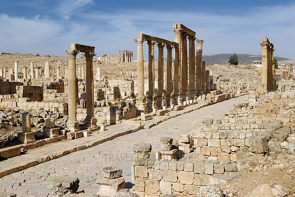 Cardo Maximus, Ruins of  Jerash, Jordan