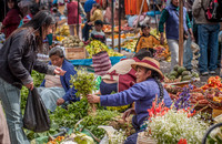 local indigenous women and traditional market