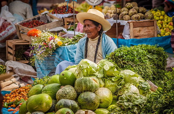 local indigenous women and traditional market