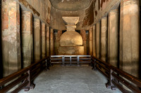Ajanta caves, interior shot of Cave No. 9