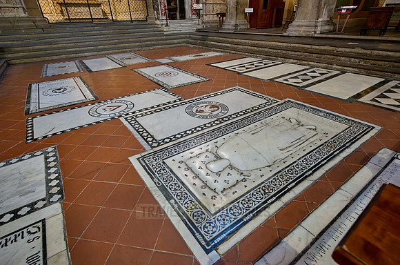 tombstones in Santa Croce