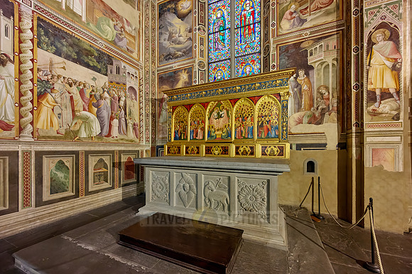Baroncelli Chapel, interior shot of Santa Croce