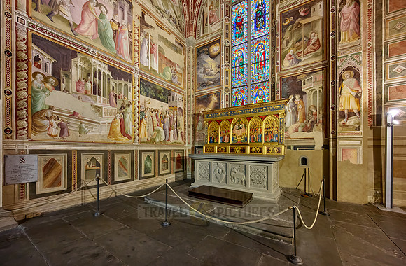 Baroncelli Chapel, interior shot of Santa Croce