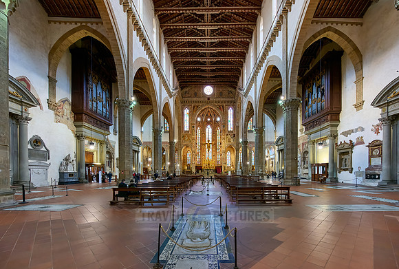 interior shot of Santa Croce