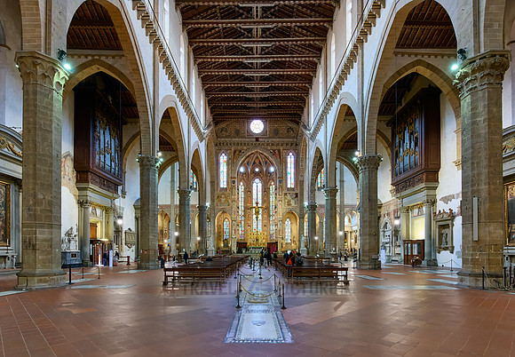 interior shot of Santa Croce