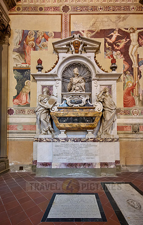 Tomb of Galileo Galilei (1564 – 1642) by Giulio Foggini