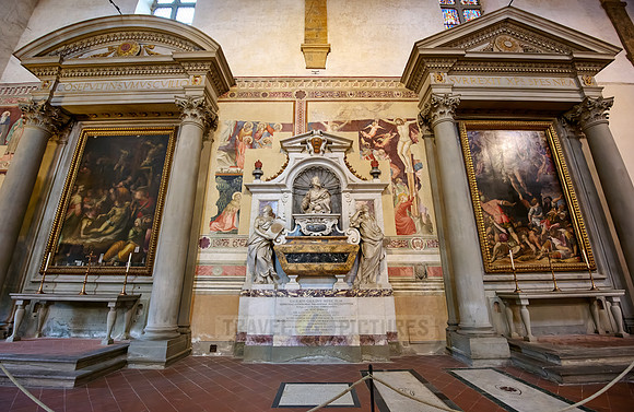 Tomb of Galileo Galilei (1564 – 1642) by Giulio Foggini