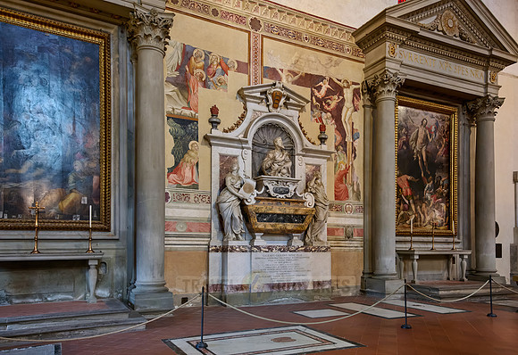 Tomb of Galileo Galilei (1564 – 1642) by Giulio Foggini