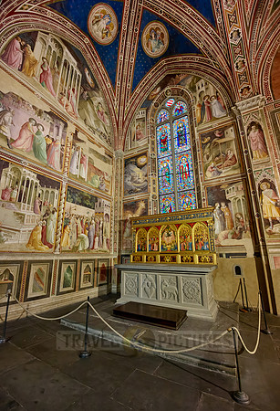 Baroncelli Chapel, interior shot of Santa Croce