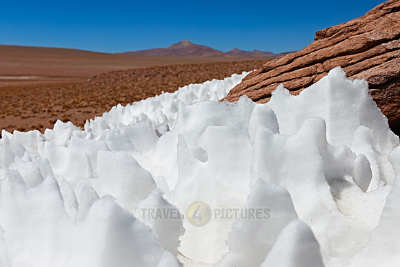 landscape with ice and snow structures