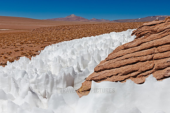 landscape with ice and snow structures