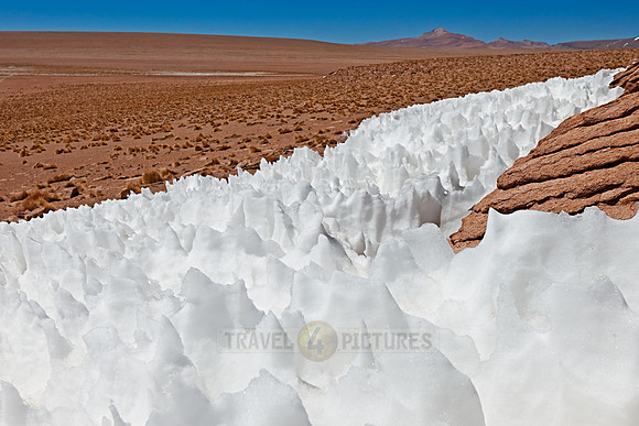landscape with ice and snow structures
