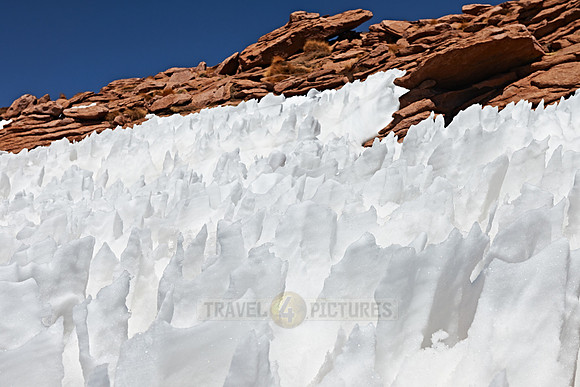 landscape with ice and snow structures