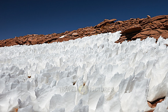 landscape with ice and snow structures