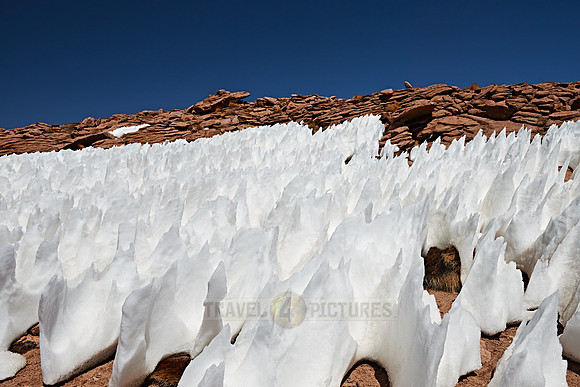 landscape with ice and snow structures