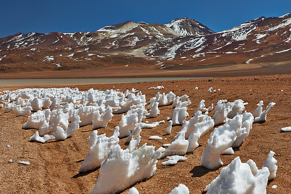 landscape with ice and snow structures
