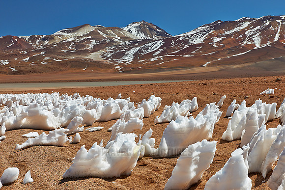 landscape with ice and snow structures