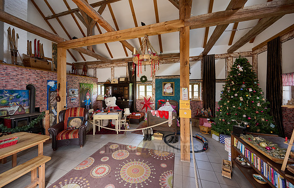 interior shot of Christmas House Himmelpfort