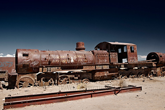 Train cemetery