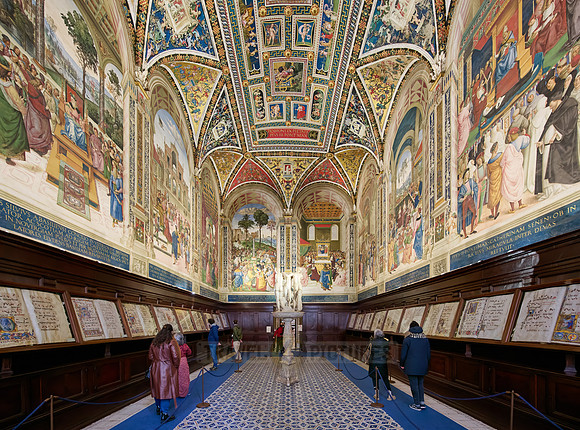 Libreria Piccolomini library in Cathedral of Siena
