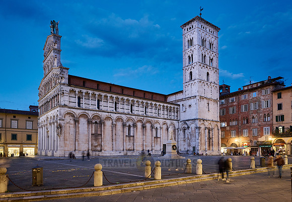 Basilica San Michele in Foro at dawn