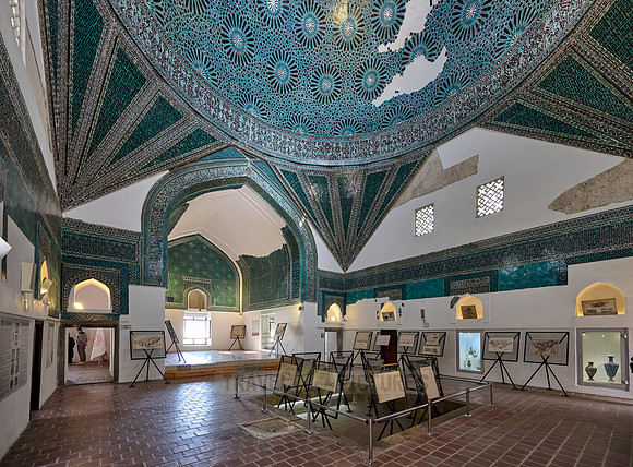interior of Karatay Madrasa museum, Konya